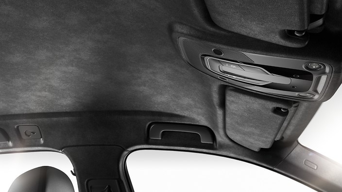 Black Alcantara® headliner