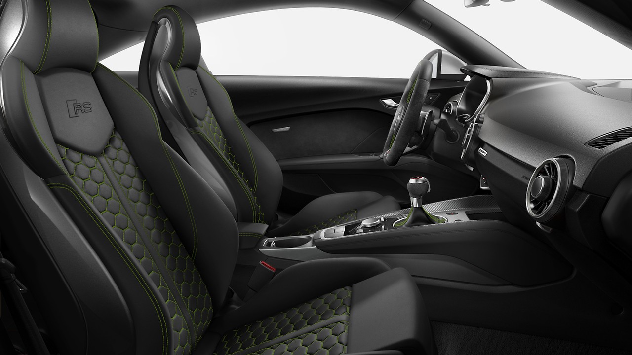 Designpaket schwarz-iguanagrün Audi exclusive