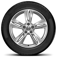 18” x 7J ‘5-spoke dynamic’ design alloy wheels with 235/50 R18 tyres