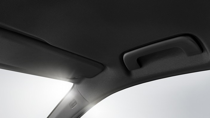 Black cloth headliner