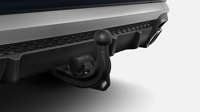 Electrically adjustable trailer hitch