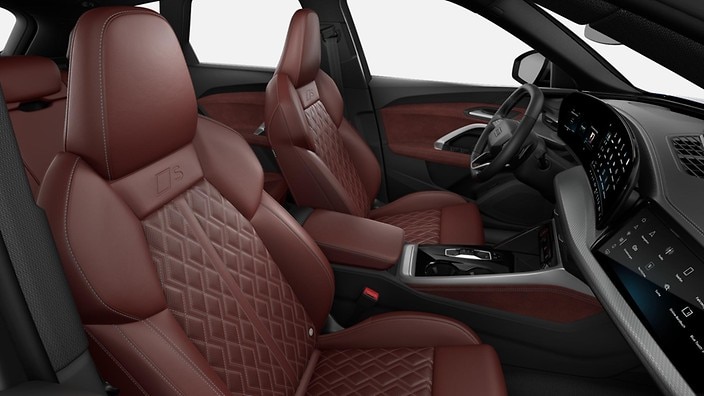Fine Nappa leather seats in Arras Red