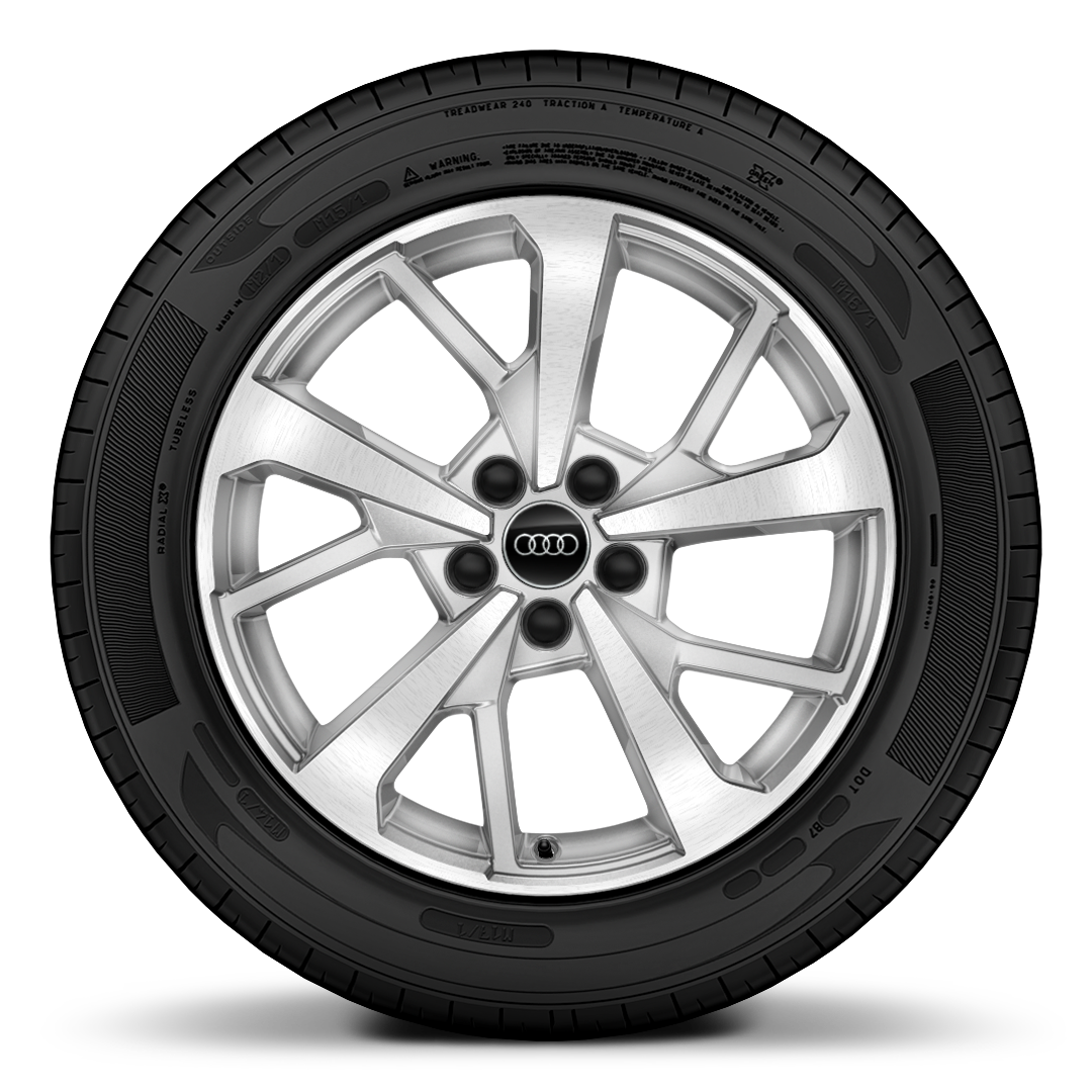 18&quot; x 7.0J &apos;5-Y-spoke&apos; design alloy wheels, diamond cut finish, with 235/55 R 18 tyres