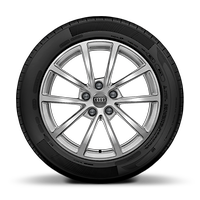 Jantes de liga leve de 17&rdquo; com design de10 raios e pneus 225/55 R17