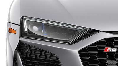 LED svetlomety s laserovým svetlom Audi