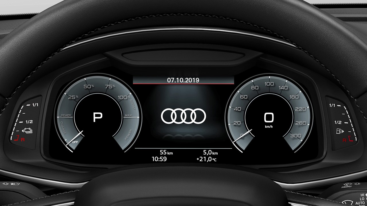 Audi Virtual Cockpit with MMI navigation plus and MMI touch