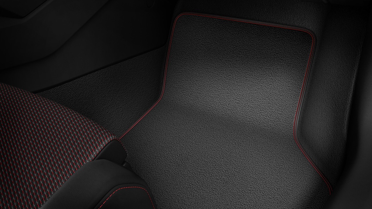Front and rear floor mats