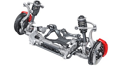 S Sport adaptive steel suspension