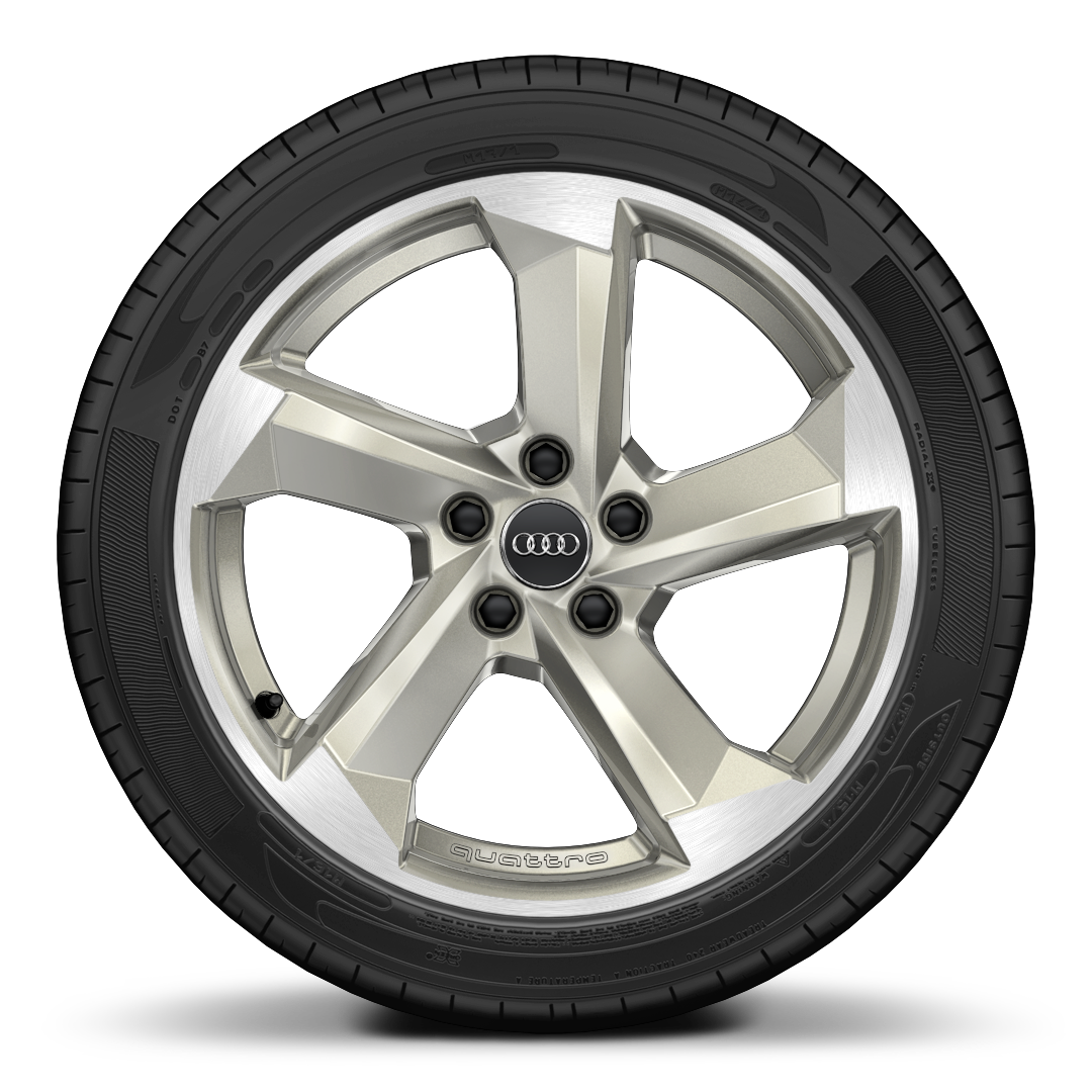 18&quot; x 7.5J &apos;5-arm turbine&apos;design alloy wheels in magnesium look, diamond cut finish with 245/45 R18 tyres