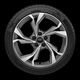 18" 5-spoke Y-design, graphite grey wheels