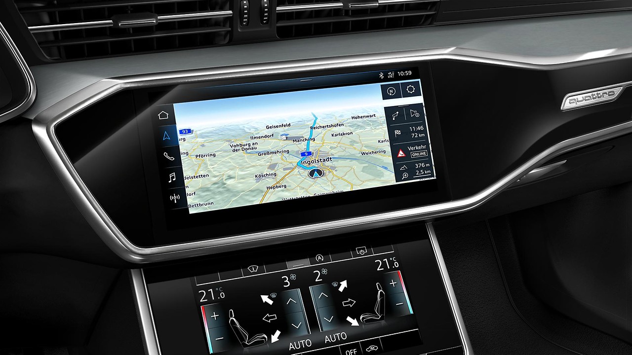 MMI Navigation Plus with 10.1&quot; &amp; 8.6&quot; touchscreens