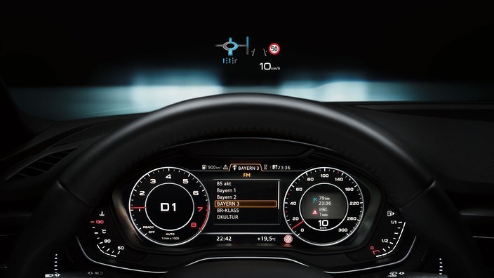 Audi head-up display