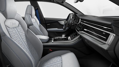 Pack Design zilver/oceaanblauw, Audi exclusive