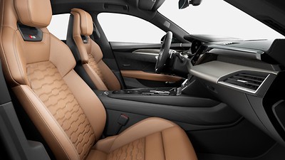 Audi exclusive-designpakket cognacbruin-jetgrijs