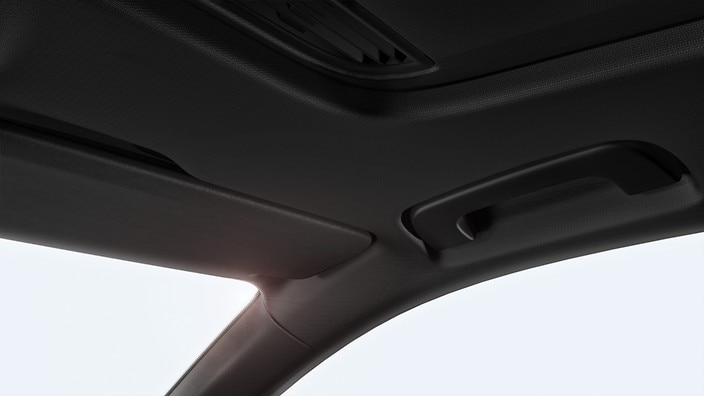 Black fabric Headliner