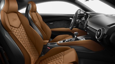 Audi exclusive 客製化干邑琥珀棕 / 格拉奈特花崗灰風格套件