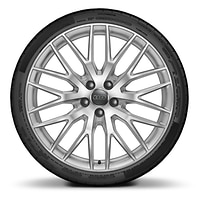 20" 10-Y-spoke forged design wheels with 255/30 summer tires