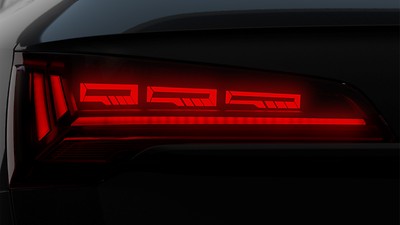 OLED taillights with animation