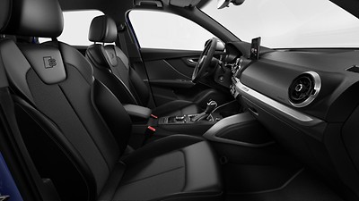 Intérieur S line avec sièges sport en combinaison tissu/cuir noir/gris
