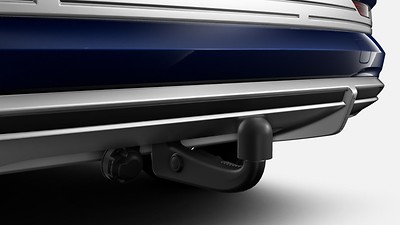 Trailer hitch, removable and lockable