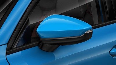 Exterior mirrors in body colour