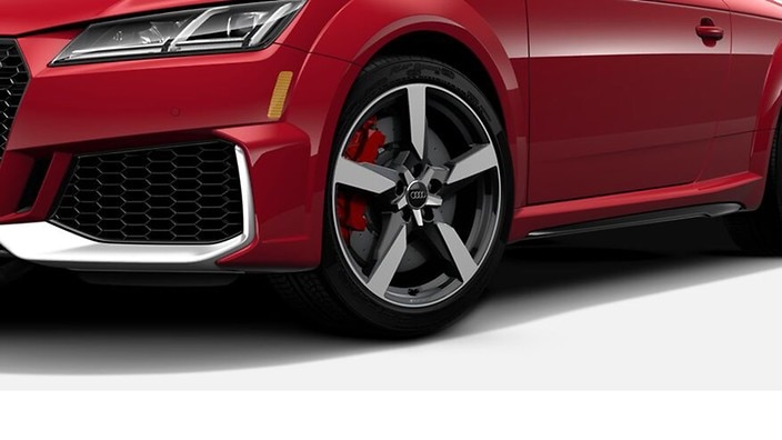 Red brake calipers
