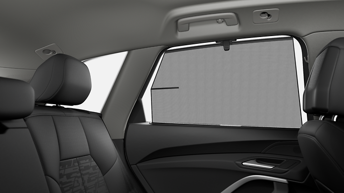 Rear-side window sunshades
