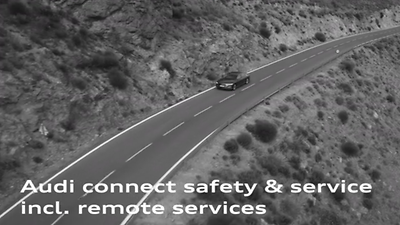 Audi connect service and safety incl. remote services