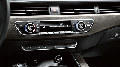 Three-zone automatic climate control with digital rear display