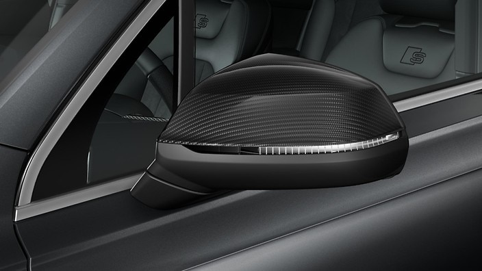 Carbon fiber exterior mirror housings