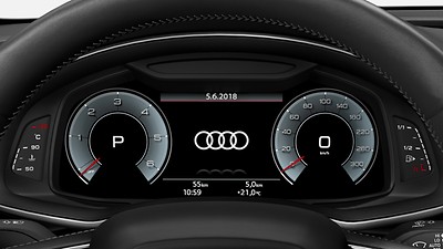 Audi Virtual Cockpit with MMI navigation plus and MMI touch