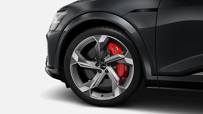 Red brake calipers
