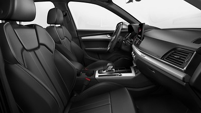 Sports seats with seat ventilation in front