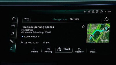 Audi connect plus Navigation &amp; Infotainment services