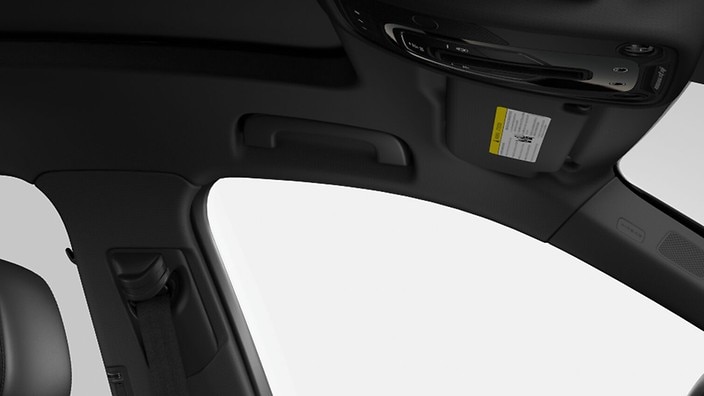 Black cloth headliner