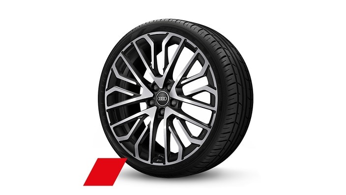 20" multispoke-S design wheels bicolor finish