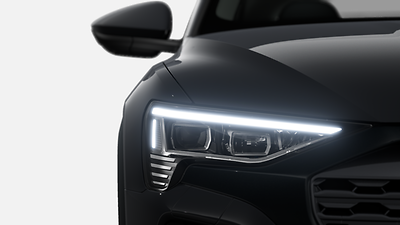 LED headlights with preparation for further light functions