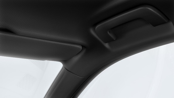 Black cloth headliner