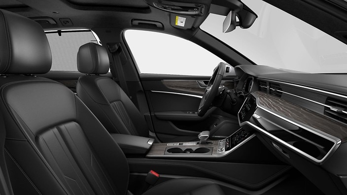 Black cloth headliner