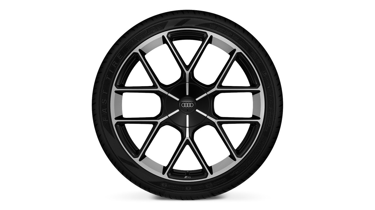 21&quot; 6-double-spoke RS design wheels, milled cut, bi-color finish