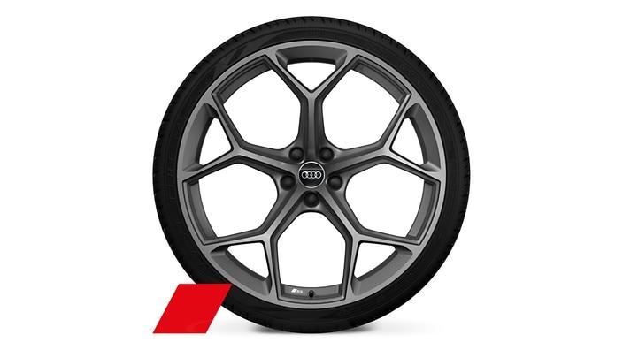 22" 5-Y-spoke design wheels, matte gray finish