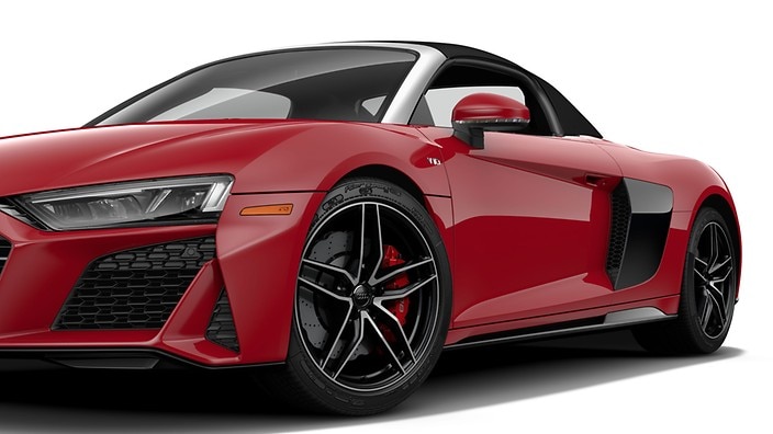Red brake calipers
