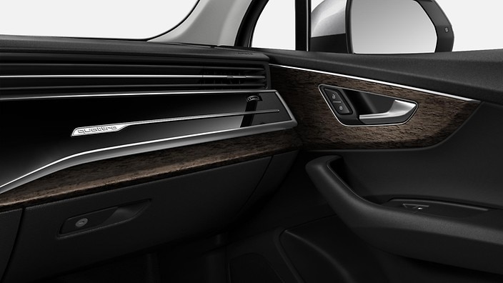 Lava Brown eucalyptus natural wood inlays