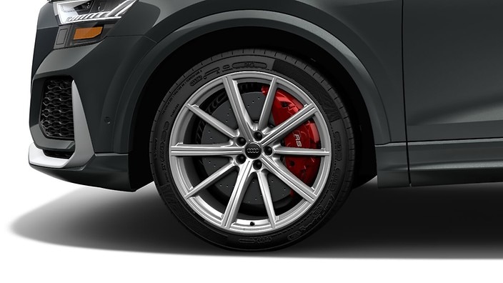 Red brake calipers