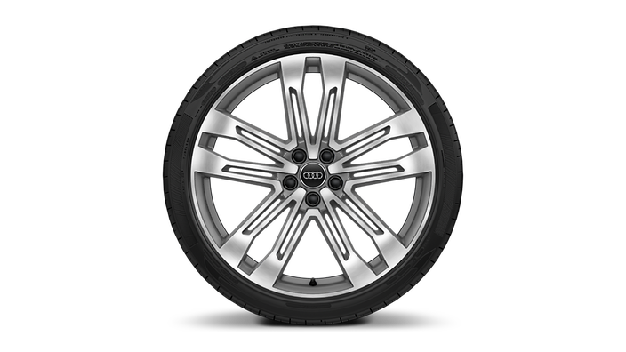 21" Audi Sport® 5-double-spoke-V design wheels