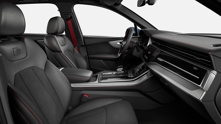 Audi Sport Crimson Red stitch package
