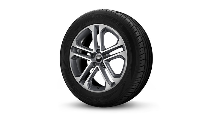 19" 5-double-spoke design wheels