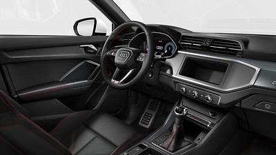 Contrastnaden in rood, Audi Sport
