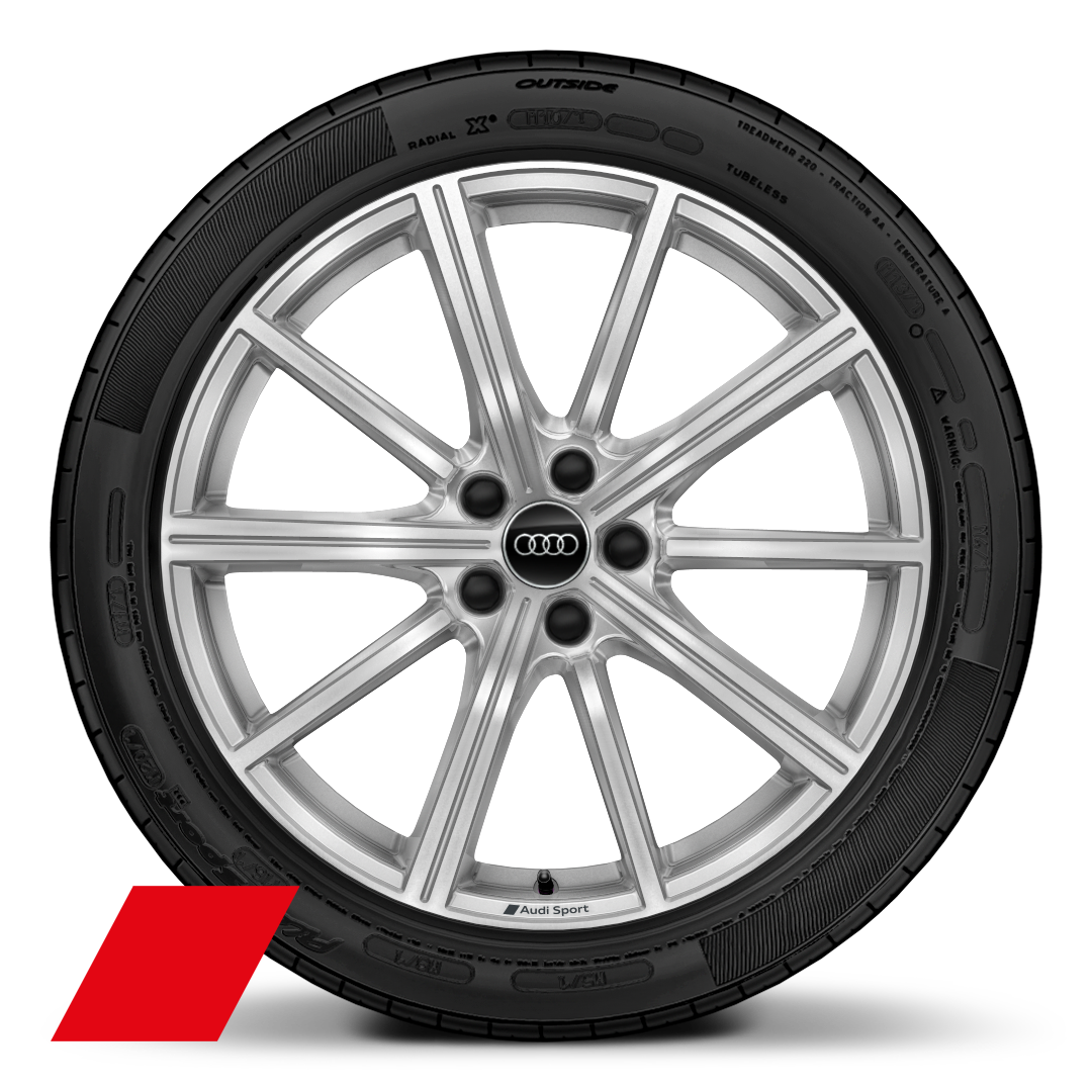 アルミホイール 10スポークスターデザイン 8.5J×20＋255/40R20タイヤ