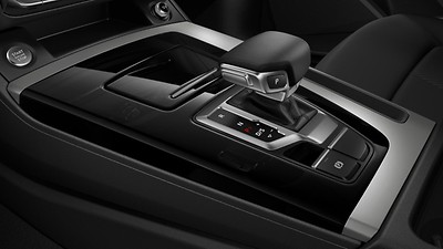 Accent surfaces, black glass effect